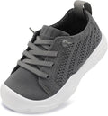 JIASUQI Toddler Shoes for Boys Girls Slip on Sneakers Wide Toe Walking Shoes Toddler Sock Shoes