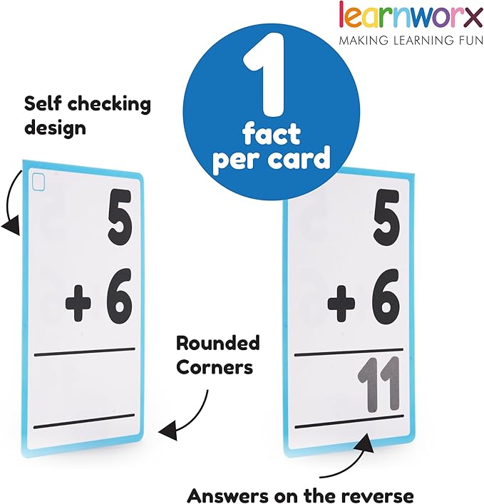 Addition and Subtraction Flash Cards 1st Grade | 366 Math Flash Cards 2nd Grade & 3rd | Subtraction & Addition | Math Facts 0-12 | for Kids Ages 4 5 6 7 | Family Bulk Flashcards