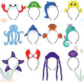CiyvoLyeen 12Pcs Sea Animal Party Headband Under the Sea Themed Birthday New Year Party Favors for Students Costumes Dress-up Party