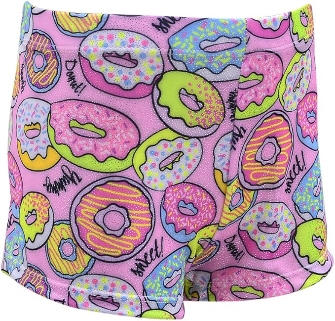 Aosva Little Big Girls' Sparkle Dance Tumbling Athletic Gymnastics Short 2-14Years