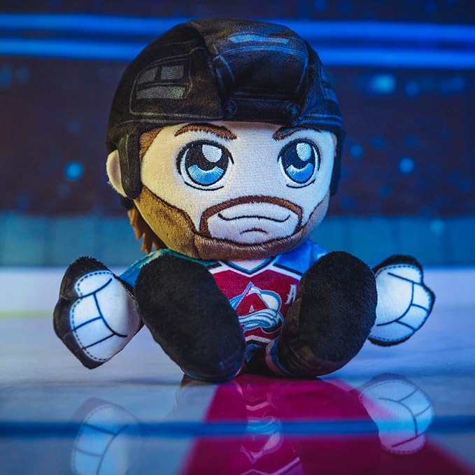 Bleacher Creatures Colorado Avalanche Peter Forsberg 8" NHL Kuricha Sitting Plush - Soft Chibi Inspired NHL Superstar