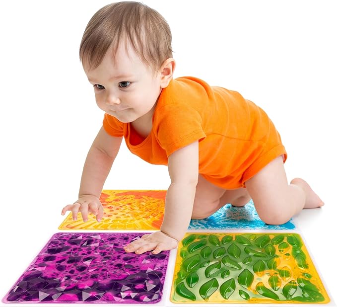 Liquid Motion Floor Tiles - Interactive Sensory Play Mats for Kids, Non-Slip Educational Toy with Dynamic Visual Effects, Ideal for Home, Classroom & Therapy