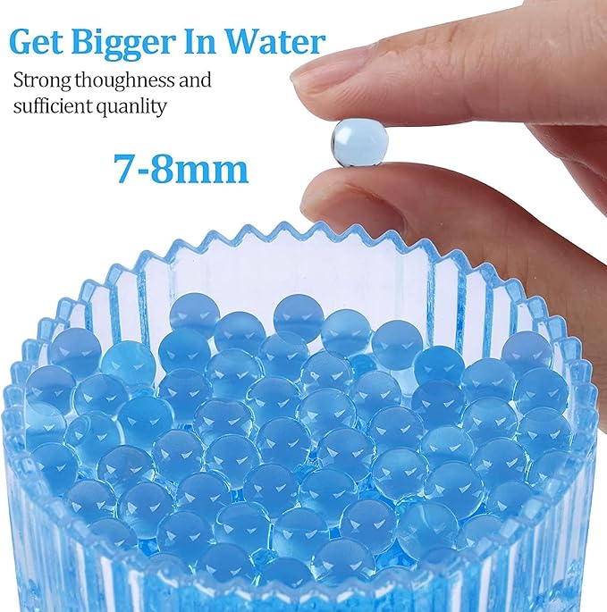 Gel Blaster Balls - 120000Pcs 3Pack 7-8mm Ammo Compatible With Water Blasters Splatter Gall Orbez, for Ages 14+