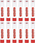 PATIKIL Tempera Paint Sticks, 12 Pcs Solid Tempera Paints Sticks Washable Bulk Markers Pen Quick Drying for Artists Beginners Art Supplies, Red