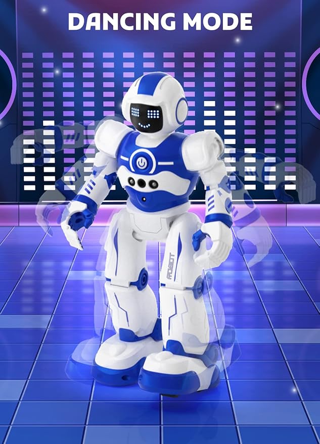 Robot Toys for Kids,Programmable Remote Control Smart Walking Dancing Robot Toy with Gesture & Sensing for Age 4 5 6 7 8 9 10 Year Old Boys for Birthday Present