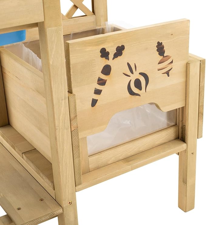 TP Toys, Deluxe Kids Potting Bench | Backyard Playset with Outdoor Activity Table and Built-in Play Accessories | FSC® Certified Wood | Pretend Play or Working Kids Garden Center.