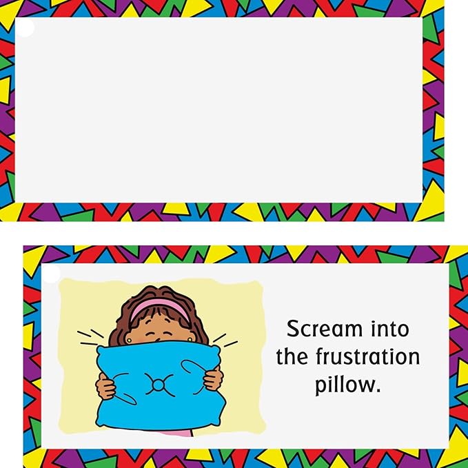 Really Good Stuff When I Am Frustrated Card Set for The Classroom or at Home Kids Activity - Grade K-3 - Help Kids Identify Emotions with Techniques on How to Manage Feelings and Emotions