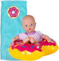 Adora Splash Time Babies Collection, 8.5” Baby Doll w/ Sweet Baby Smell, Made in Premium QuickDri Vinyl & Machine Washable, Includes Clothes and Accessories, Birthday Gift For Ages 3+ - Sprinkle Donut
