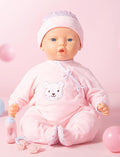 Mother Love Dolls 22 Inches, Big Interactive Baby Dolls with Realistic Sounds and Movements ，Talking and Crying Baby Doll, Soft Cloth Body with Feeding Toy, Dolls for 3+ Year Old Girls