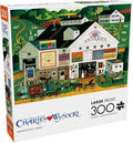 Buffalo Games – Peppercricket Farms - Charles Wysocki - 300 Oversized Piece Jigsaw Puzzle  Large, Oversized Shapes - Great for Adults, Seniors, Family, Kids, Easy to Grip