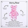 Pocket Bear Hug - Anxiety & Stress Relief Gift, Autism Fidget Toy, Comforting Back to School Gift for Son or Daughter - Pink