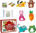 Whateveri DIY Doll Sewing Toys, Whatever Sewing Kit, Sewing Kit for Kids, My First Sewing Kit, Weaving Loom for Kids, Sew Fun Animals Kit, Handmade Kids Sewing Crafts DIY Kits Kids 8-12 (A Set)