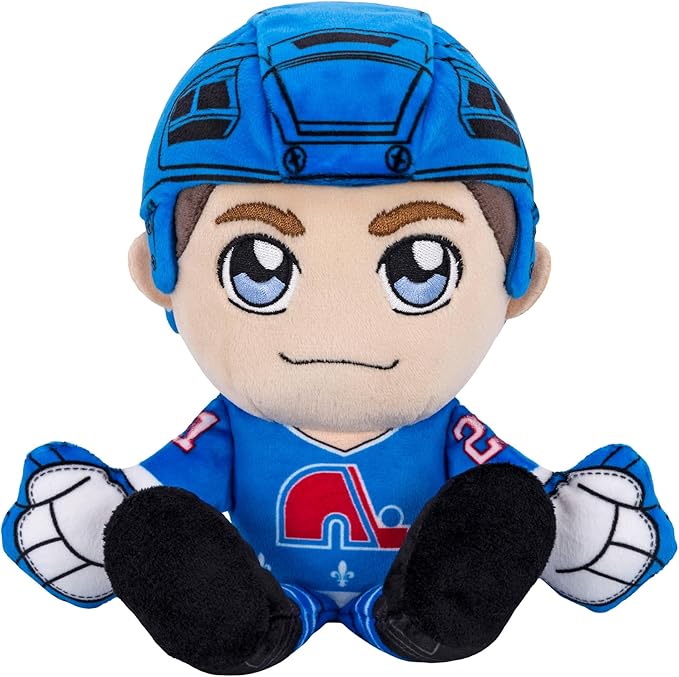 Bleacher Creatures Quebec Nordiques Peter Forsberg 8" NHL Kuricha Sitting Plush - Soft Chibi Inspired NHL Superstar