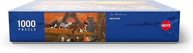 MyPuzzle Cats in Paris - Sven Hartmann - Premium 1000 Piece Jigsaw Puzzle for Adults