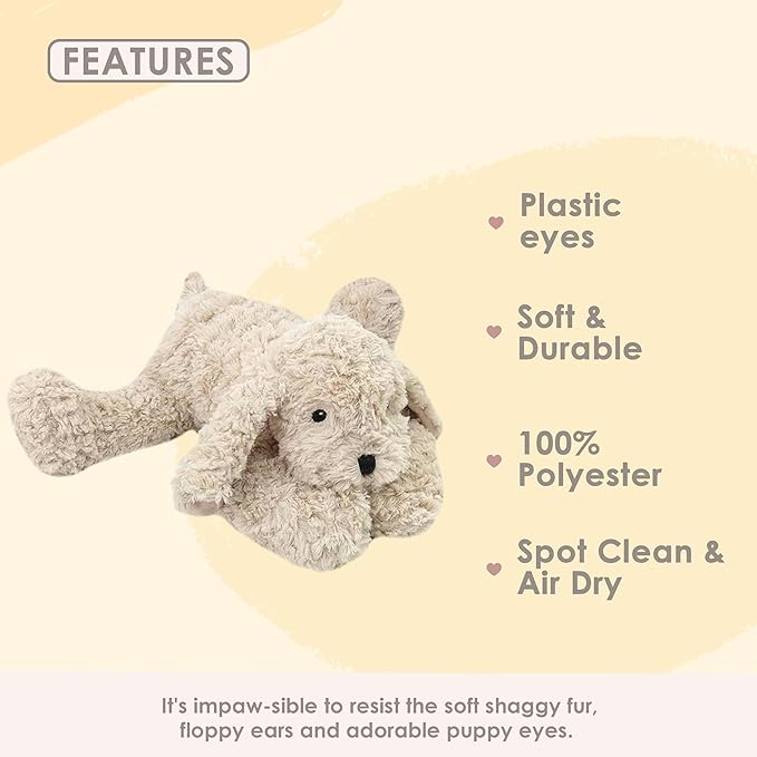 MON AMI Puddles Puppy Plush Toy – 12”, Stuffed Dog Toy, Soft Cuddly Toy for Little Boys, Girls & Kids of All Ages