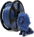FLASHFORGE PLA Filament 1.75mm Galaxy Blue, 3D Printer Filament with Silver Glitter 1kg (2.2lbs) Spool, Dimensional Accuracy +/- 0.02mm, Shimmering 3D Printing Filament for Unique Finish