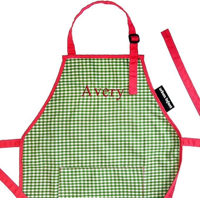Urban Infant Little Helper Kids Apron - Children's Cooking Art Gardening - Great Gift for Toddler Boys and Girls