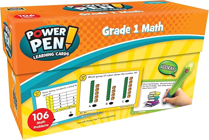 Teacher Created Resources - TCR6011 Power Pen Learning Cards: Math (Gr. 1)