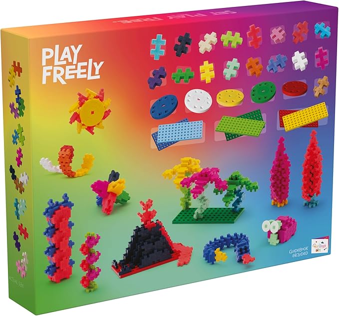 Plus Plus Learn to Build Colorverse Super Set, 3D Building Block Kit, Creative Stem Construction Toy for Kids, 1000 Mini Interlocking Pieces