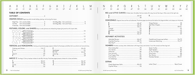 Learning Without Tears - My First School Book Student Activity Workbook, Get Set for School Program - Pre-K, Ages 4+, Pre-Writing, Elementary School Readiness - for School or Home Use - MFSB-20