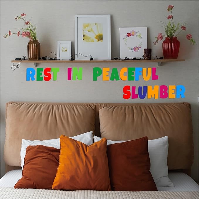 Bemeol Bulletin Board Letters 462 Pieces 4 Inch Alphabet Letter Stickers Cutout Letters for Poster Board Display Home Classroom School Decor(Colorful)