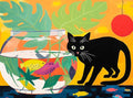 Cross & Glory - Paws & Reflect: A Fishbowl Caper - 1000 Piece Jigsaw Puzzle for Adults | Humorous Challenge | Colorful Imagery and Whimsical Cat Antics