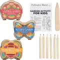 Modern Sprout Curious Critters Garden Activity Kit [3-Pack] Mixed Wildflower Seeds Packet, Butterfly, Ladybug & Bumblebee - Garden Seed Starter Kit - Kids Gardening Set - Sustainable Gardening Gift