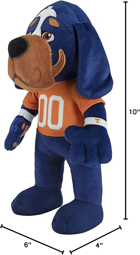 Bleacher Creatures Tennessee Volunteers Smokey 10" Mascot Plush Figures - A Mascot for Play or Display