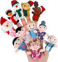 Sealive Family Finger Puppets for Toddlers 1-3 - Interactive Educational Animal Finger Puppets for Storytime, Playtime, and Learning - Safe, Soft Plush