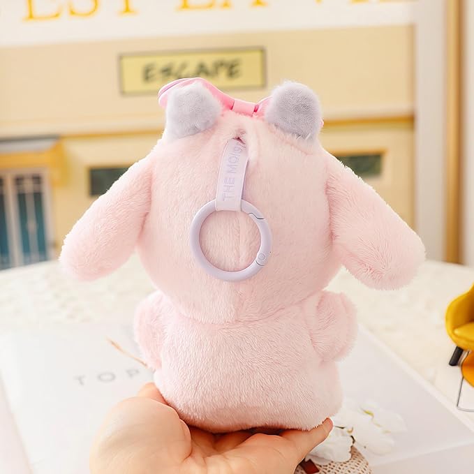 17cm Doll Clothes Set, Overalls Set for 6.7inch Doll Suit, Faking Animal Style Outfit Jumpsuit, Cute Fashion Dress Up Clothes Accessories for 1st/2nd/3rd Gen Dolls (Rabbit)