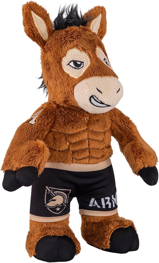 Bleacher Creatures Army West Point Army Mule 10" Mascot Plush Figure - A Mascot for Play or Display