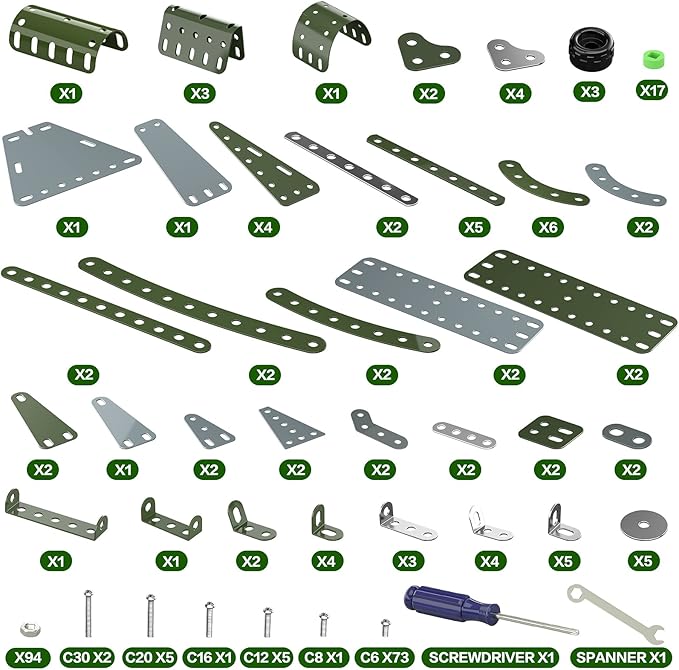 Lucky Doug Building Toys Model Airplane Set - DIY Building Stem Projects Toys for Kids Boys Ages 8-12, Assembly Science Toys for Model Fans