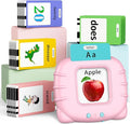 580 Pre-K Sight Words Talking Flash Cards with Dolch Words,Letters/Number Flash Cards 1-100 Kindergarten, Pocket Speech Toys, Educational Learning Gifts for 3 4 5 6 Year Old Girls, Pink