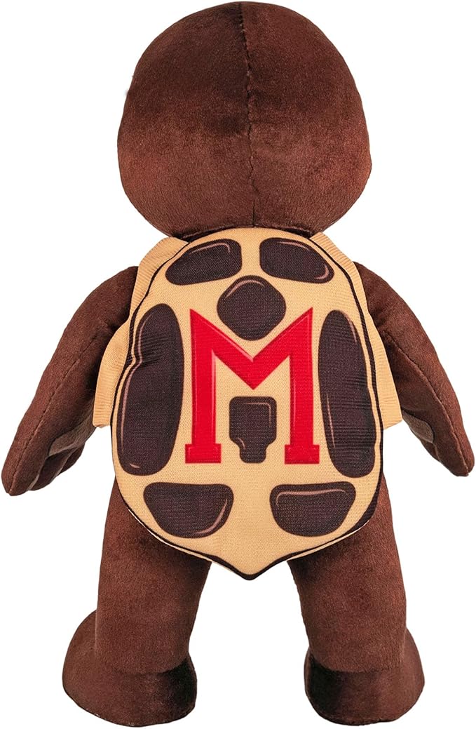 Bleacher Creatures Maryland Terrapins Testudo 10" Mascot Plush Figure - A Mascot for Play or Display