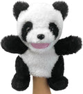 Hand Puppets Plush Panda Puppet,9" Hand Puppets for Kids Realistic Animal Puppets Panda Stuffed Animal Hand Puppets for Toddlers 3, Stuffed Panda Hand Puppets with Movable Mouth Role Gift