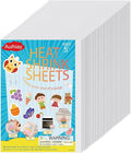 Auihiay 80 Pieces Shrink Plastic Sheets, Shrink Films Papers, Shrinky Art for Creative Handicrafts, Halloween and Christmas Ornaments (7.9 X 5.7 inch)