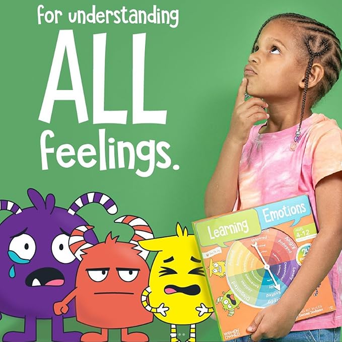 Open The Joy Learning Emotions Toolkit: Explore Emotions with a Unique and Engaging Sticker Game for Children - Ages 5 Years & up