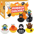 Halloween Rubber Duck Toy Duckies for Kids, Fun Bath Birthday Gifts Baby Showers Summer Beach and Pool Activity, 2" (50-Pack)