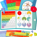 Magnetic Fraction Demonstration Book, Magnetic Fraction Book, Magnetic Fraction Tiles, Magnetic Fraction Disc Set, Math Manipulatives for Elementary School (2set)