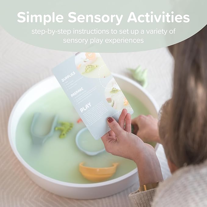 Inspire My PLAY - 30 x Baby and Toddler Sensory Play Activity Cards - Inspiration for Creative Play Activities - Sensory Cards for Babies Learning