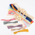 Montessori Lacing Silk Boards Natural Loose Parts Play Materials for Kids Weaving Board Toddler Wooden Lacing Toys Open Ended Play