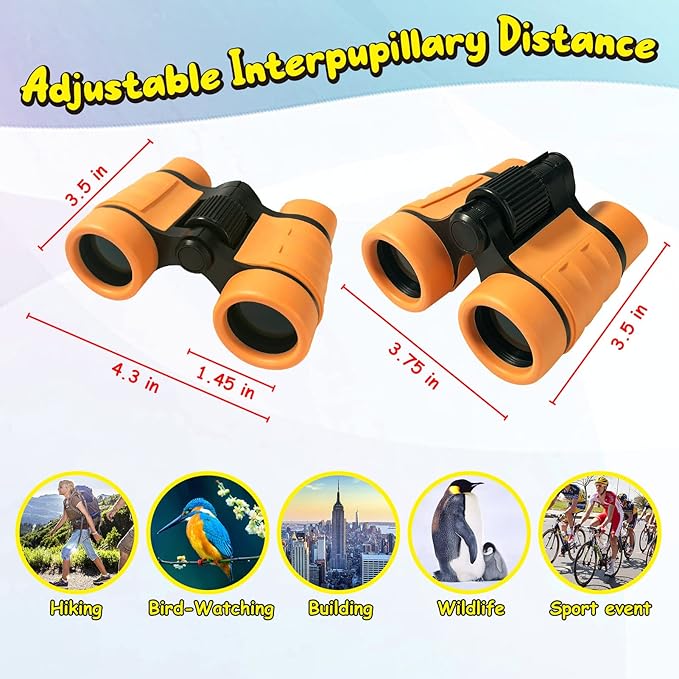 ESSENSON Kids Explorer Kit - Adventure Kit for Kids, Outdoor Explorer Kit with Binoculars, Summer Outdoor Toys for Kids Ages 4-8