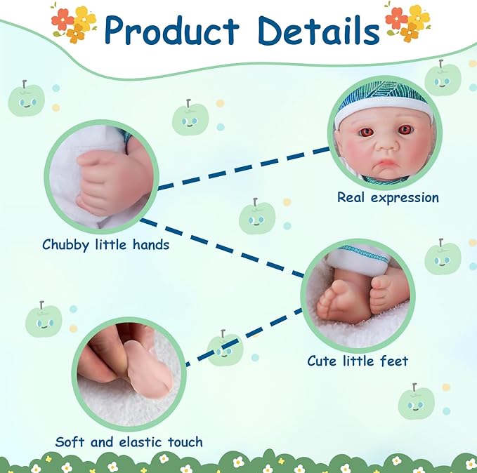 Boy 15 Inch, Full Silicone Baby Doll, Realistic Baby Dolls, Realistic Veins & Pose, Not Vinyl, Reborn Baby Dolls Silicone Full Body, Gift Set