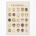 Feelings Chart Poster, Calming Corner Poster, Preschool Classroom Must Haves for Kids, Mental Health Posters, Emotions Posters for Classroom Wall, Therapist Office Wall Art 24x36in Unframed