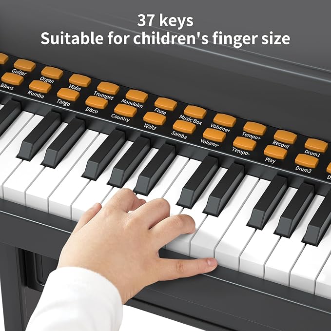 Toy Pianos for Kids Ages 3-7 - Children's Musical Keyboard for Beginners Boys Girls Birthday Gift Learning Piano 37 Keys 4 5 6 8 Years Old Girls and Boys Birthday Gift