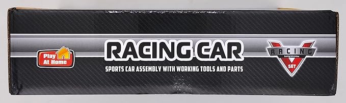 Take Apart Toy Racing Car for Kids Age 3+ Year Old, 2 in 1 Build Your Own Car with Realistic Sounds & Lights, Construction Vehicle Toys with Electric Drill, Ideal Gitfs for Boys(4 Spare Screws)