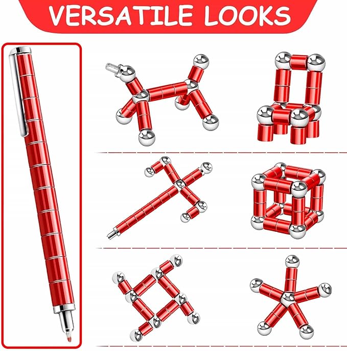 Fidget Pen Gifts for Men - Best Novelty Christmas Stocking Stuffers for Young Men,Birthday Gift for College Guys Him Her White Elephant Gift for Adults, Anxiety Relief Items for Office Worker Teacher