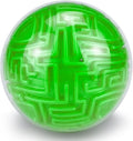 YongnKids Amaze 3D Memory Sequential Maze Ball Puzzle Toy Gifts for Kids Adults - Challenges Game Lover Tiny Balls Brain Teasers Game (Green)