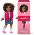 American Girl, Truly Me 18-inch Doll #112 with Brown Eyes, Natural Short Curly Dark-Brown Hair, Deep Skin, for Ages 6+