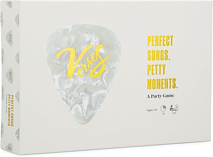 Hootenanny Games Verses Music Card Games for Adults & Teens | Match Top Songs with Petty Moments at Game Night & Parties | 3-6 Players, Ages 14+